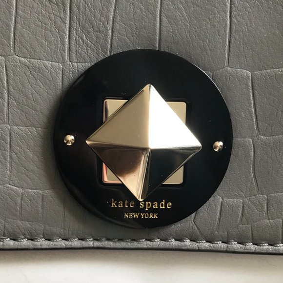 🎉HP✨FLASH SALE!!!✨Kate Spade NWT Leather Croc & Suede Bag - Picture 13 of 13